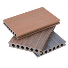 2021 new skin-friendly co-extrusion wpc decking wooden flooring 140x25mm interlocking outdoor deck tiles price